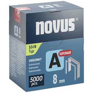 Novus Nietjes type 53 5000 stuk(s) 042-0762 Afm. (l x b) 8 mm x 11.3 mm