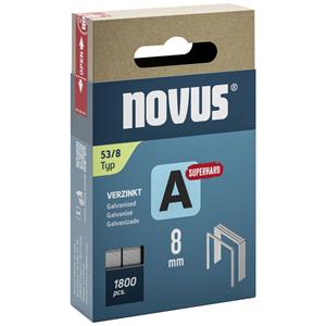 Novus Nietjes type 53 1800 stuk(s) 042-0775 Afm. (l x b) 8 mm x 11.3 mm