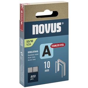 Novus Nietjes type 53 800 stuk(s) 042-0779 Afm. (l x b) 10 mm x 11.3 mm