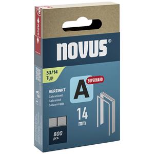 Novus Feindrahtklammern A Typ 53 14mm super hard 800 St. 042-0781 Abmessungen (L x B) 14mm x 11.3mm