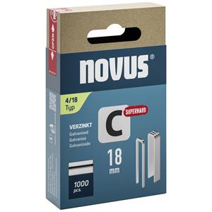 Novus Nietjes type 4 1000 stuk(s) 042-0802 Afm. (l x b) 18 mm x 6.1 mm