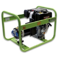 Pramac Stromerzeuger Serie E - Diesel, 230 V, E 6500 - 230 V, 4,9 kVA, 4,4 kW