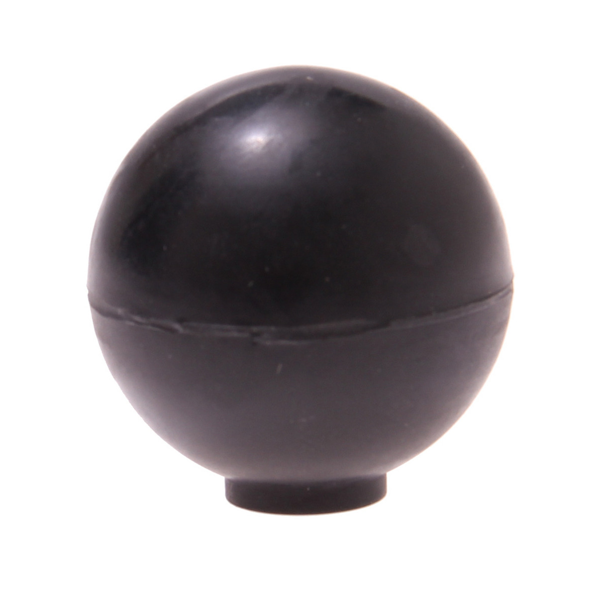 PROTECT-IT Deurstopper/deurbuffer Golf - 1x - D35mm - rubber - zwart -