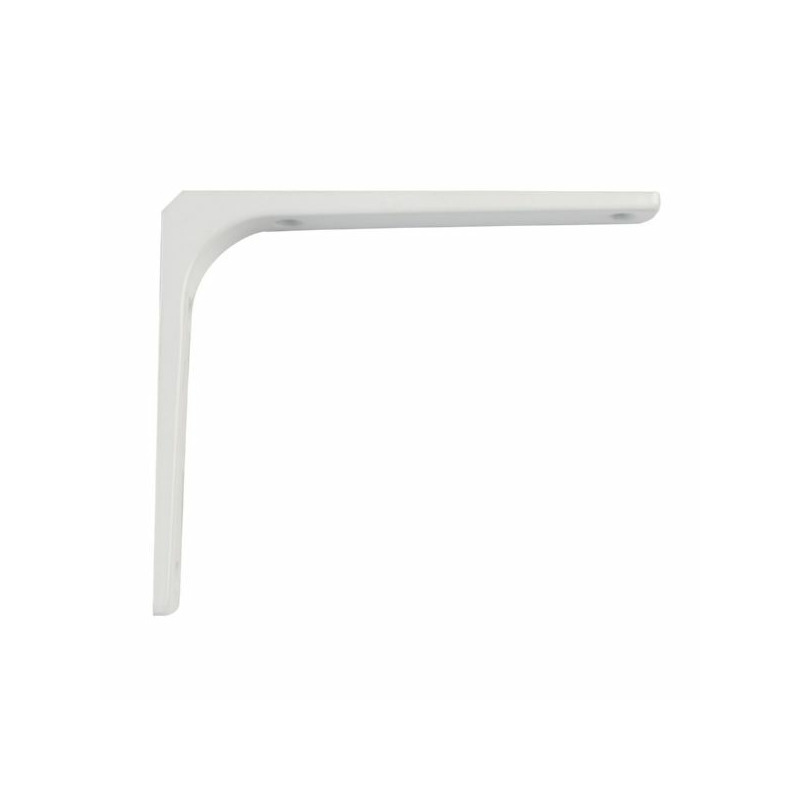 AMIG Plankdrager/planksteun van metaal - gelakt wit - H100 x B100 mm -