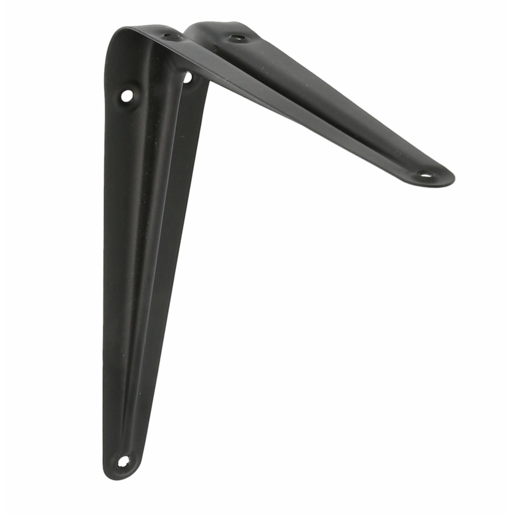 AMIG Plankdrager/planksteun van metaal - gelakt zwart - H250 x B200 mm -