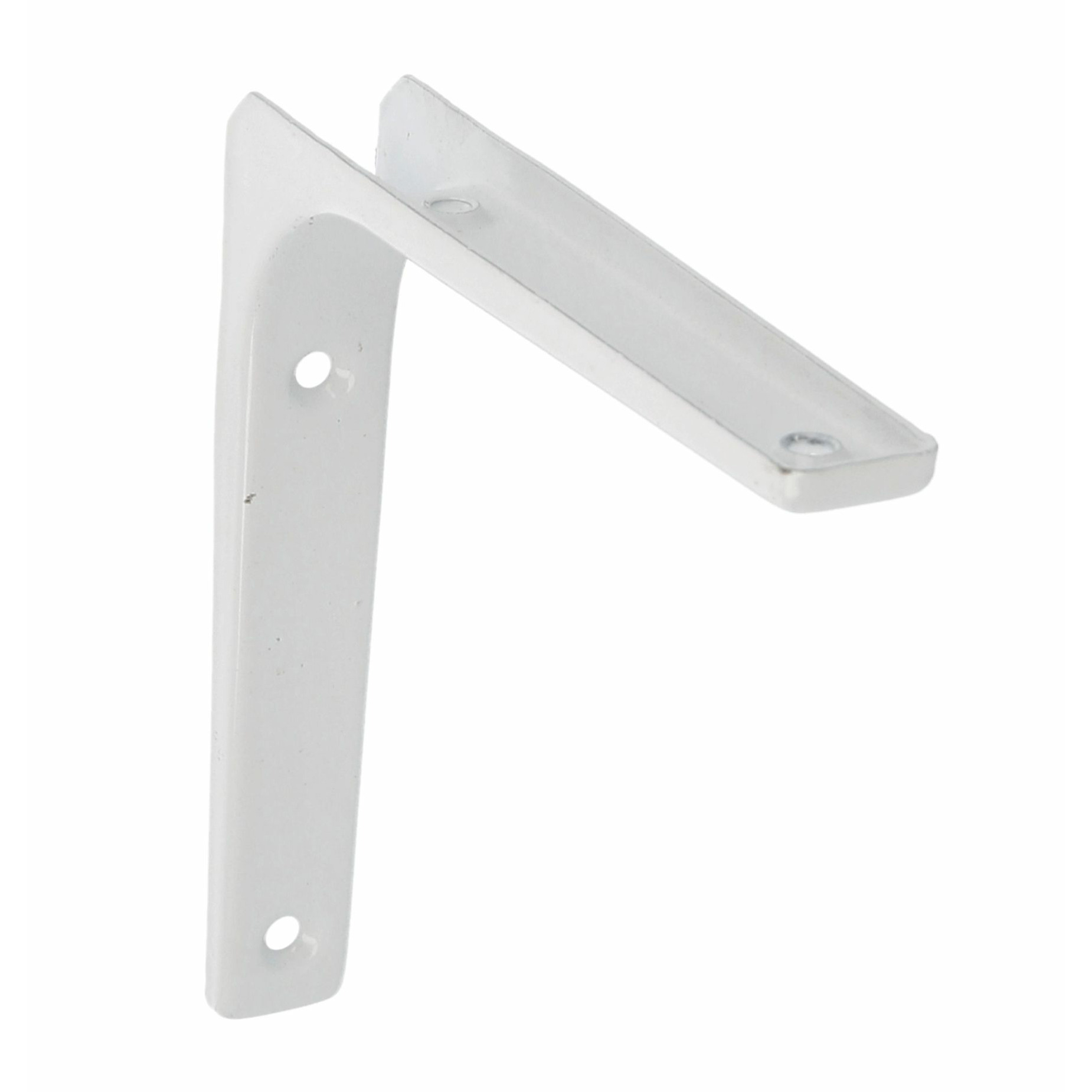 AMIG Plankdrager/planksteun van metaal - gelakt wit - H150 x B125 mm -