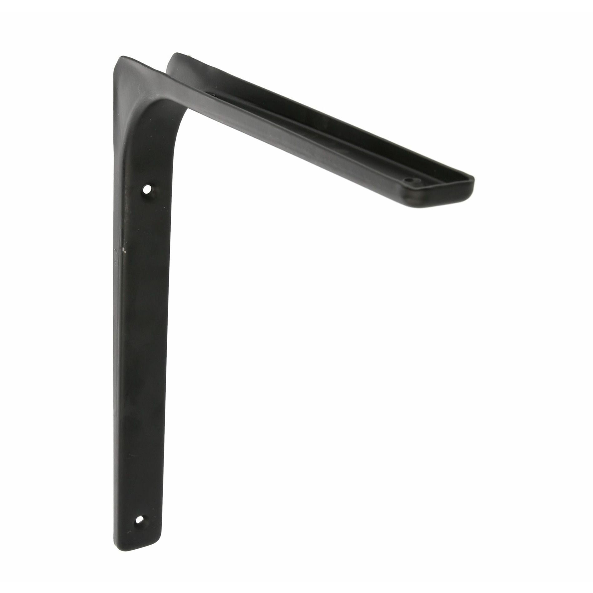 AMIG Plankdrager/planksteun van metaal - gelakt zwart - H150 x B125 mm -