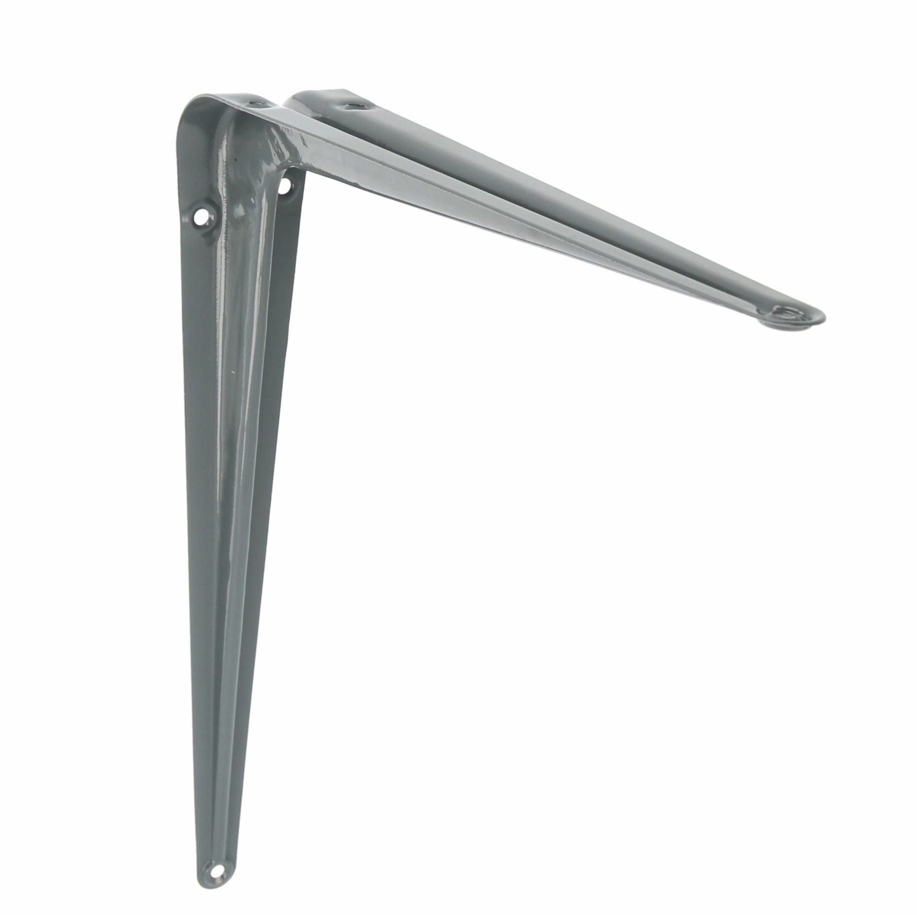 AMIG Plankdrager/planksteun van metaal - gelakt grijs - H300 x B250 mm -