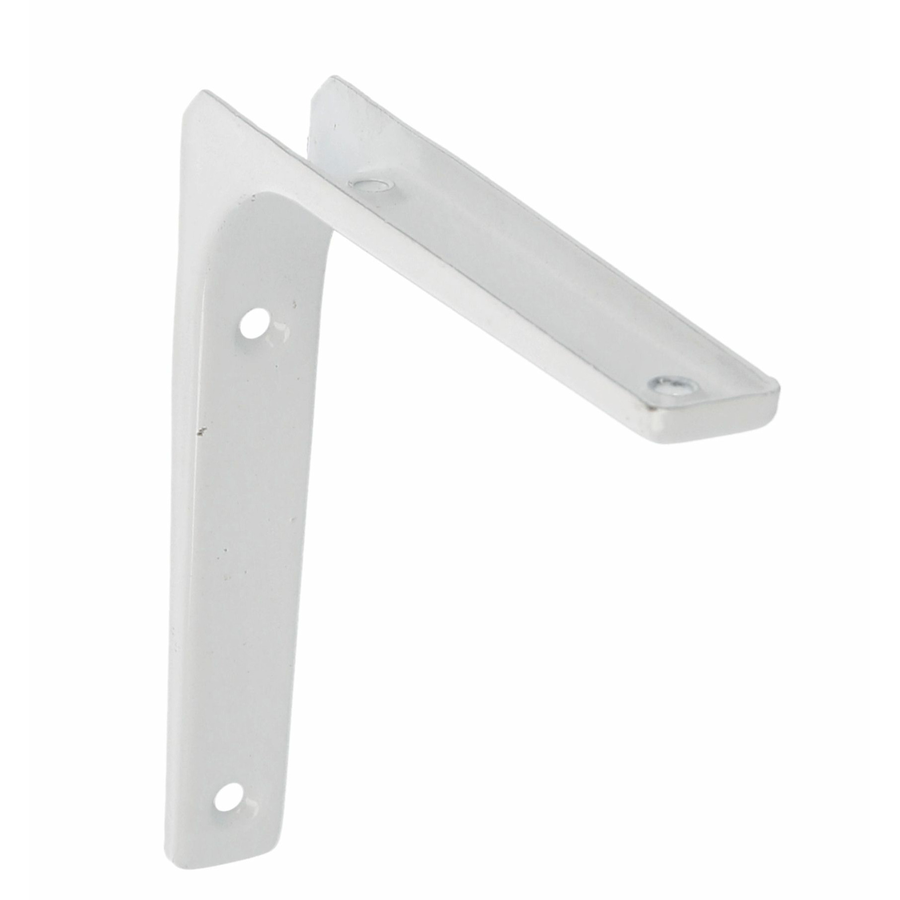 AMIG Plankdrager/planksteun van metaal - gelakt wit - H150 x B200 mm -