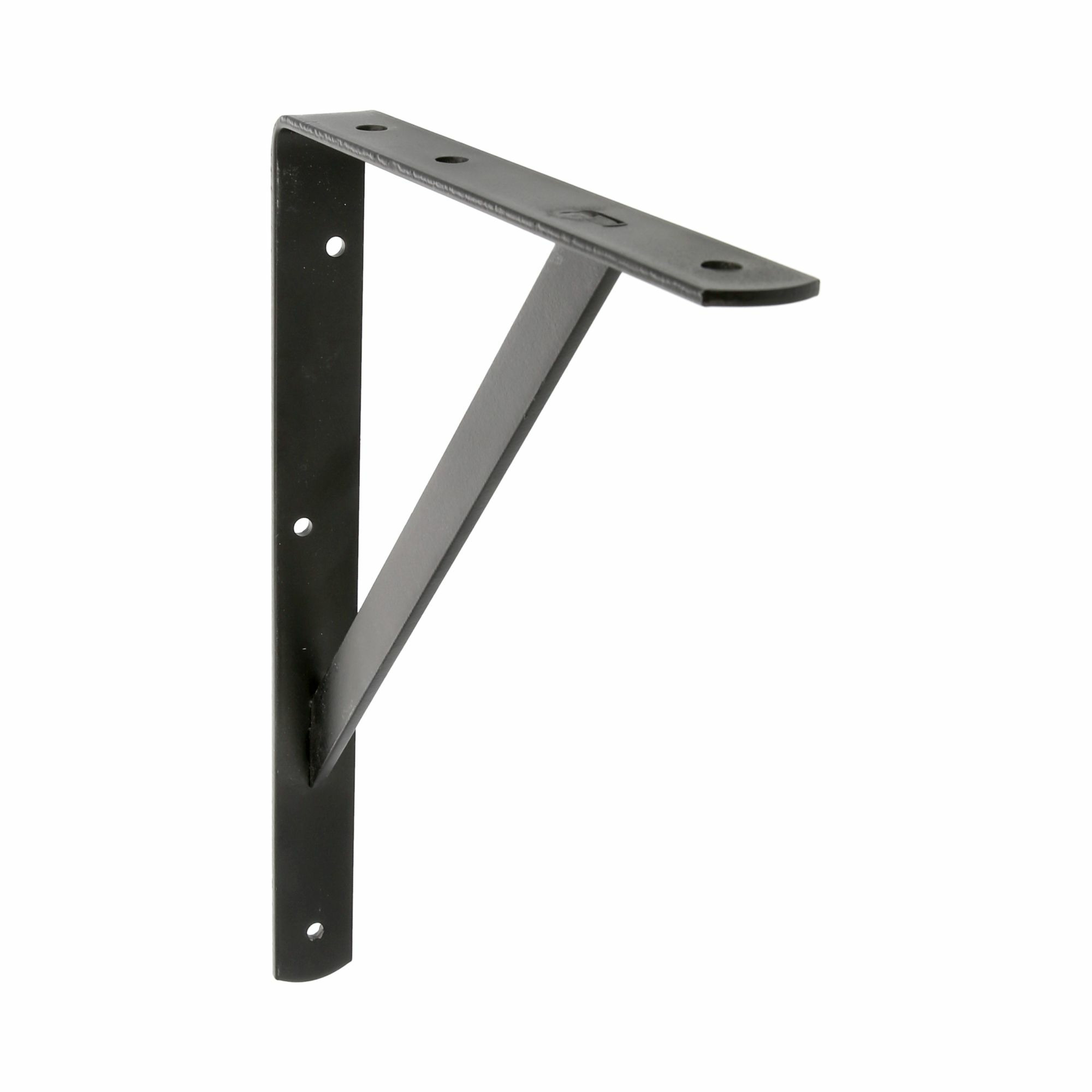 AMIG Plankdrager/planksteun van metaal - gelakt zwart - H400 x B275 mm - Tot 225 kg -