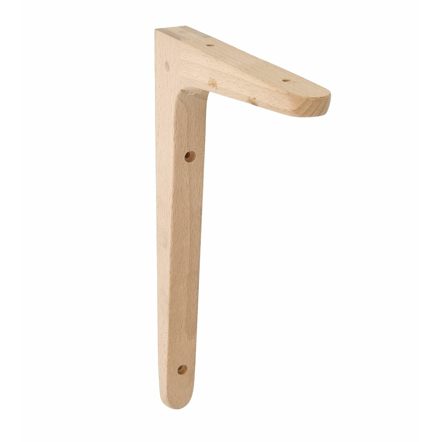 AMIG Plankdrager/planksteun van hout - lichtbruin - H250 x B150 mm -