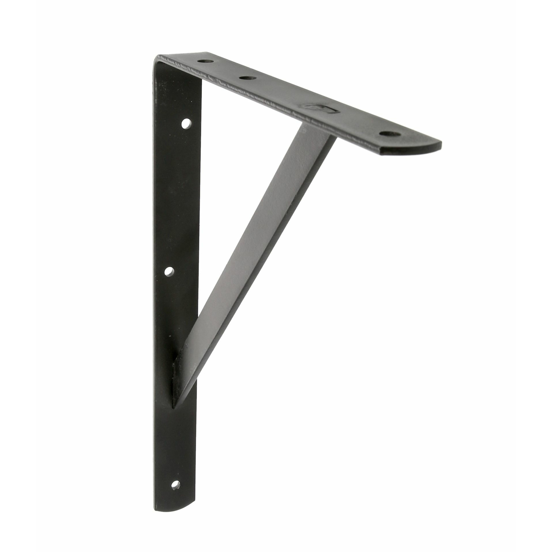 AMIG Plankdrager/planksteun van metaal - gelakt zwart - H500 x B325 mm - Tot 185 kg -