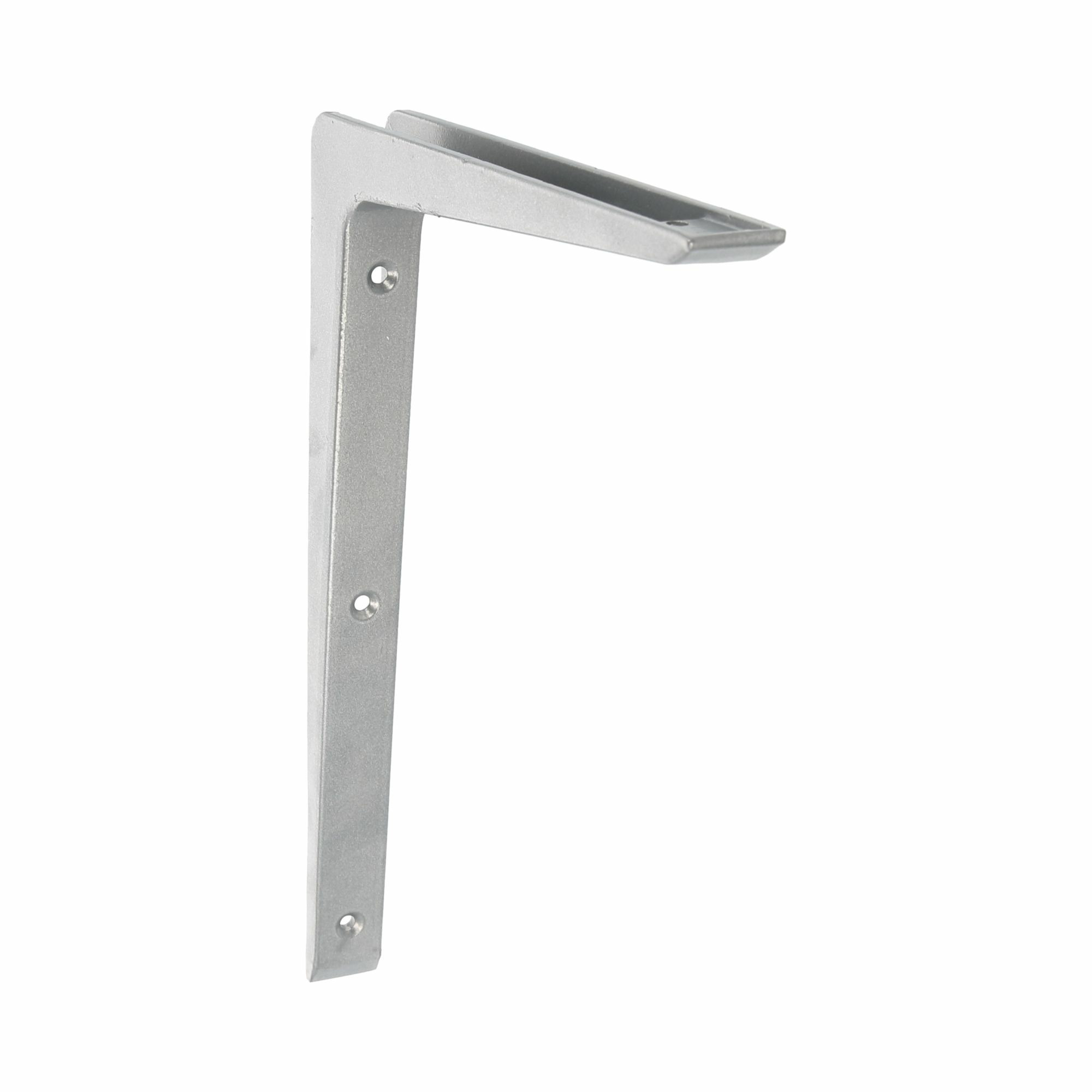 AMIG Plankdrager/planksteun van aluminium - gelakt zilvergrijs - H250 x B200 mm -