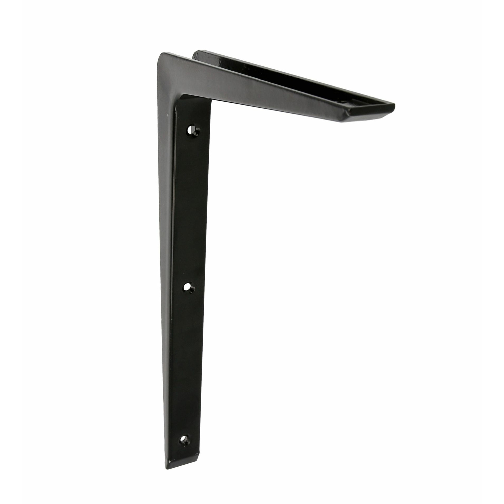 AMIG Plankdrager/planksteun van aluminium - gelakt zwart - H250 x B200 mm -