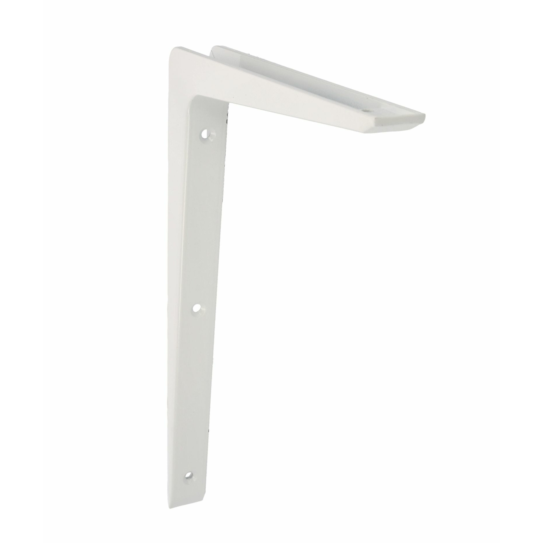 AMIG Plankdrager/planksteun van aluminium - gelakt wit - H300 x B200 mm -