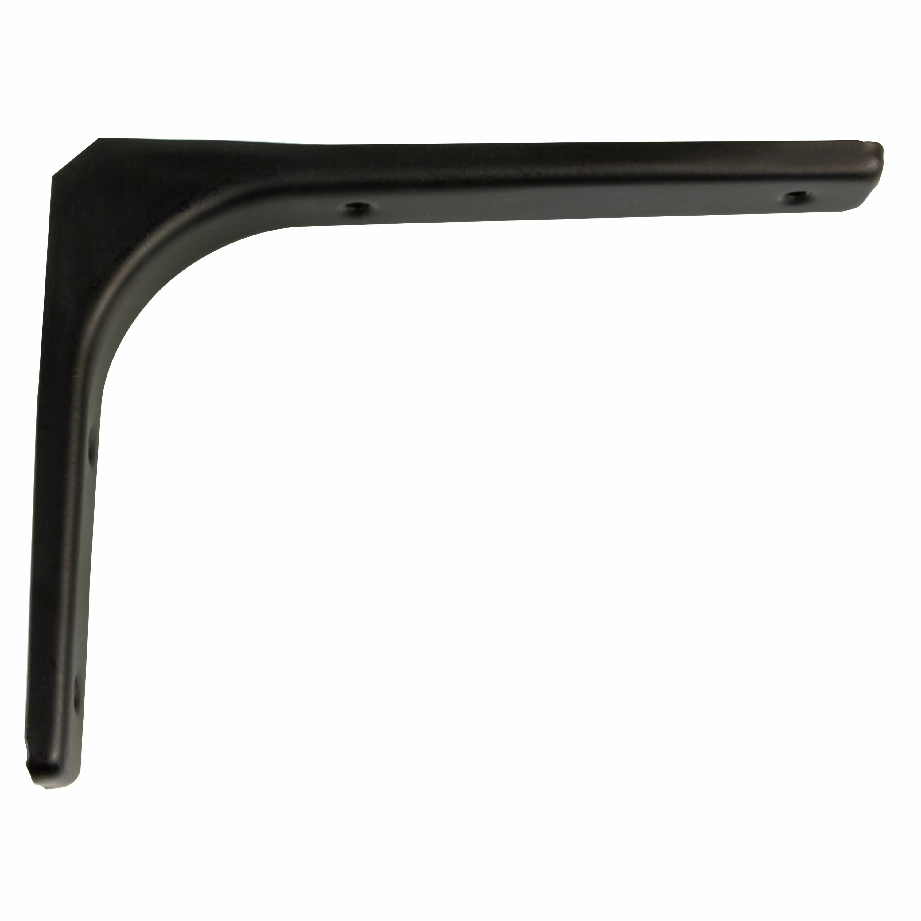 AMIG Plankdrager/planksteun van aluminium - gelakt zwart - H300 x B200 mm -