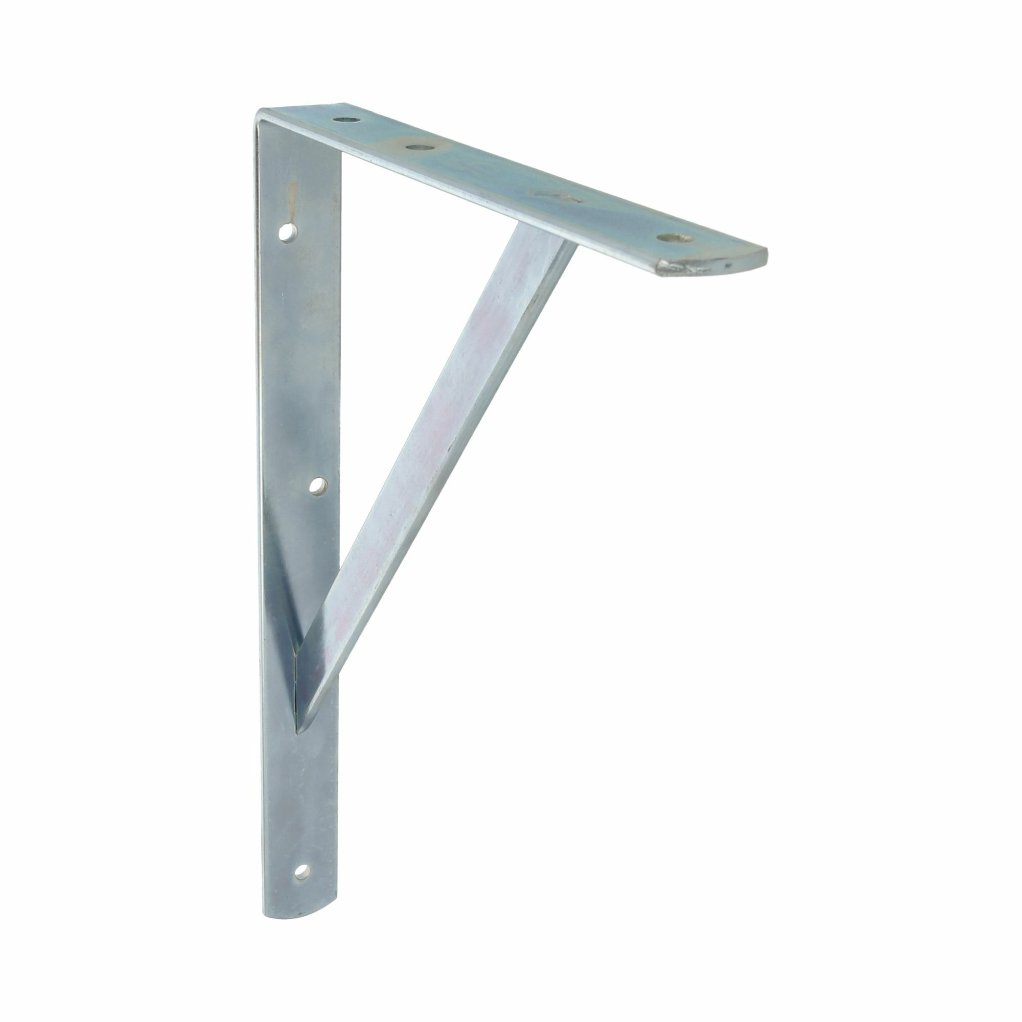 AMIG Plankdrager/planksteun van metaal - gelakt zilver - H500 x B325 mm - Tot 185 kg -