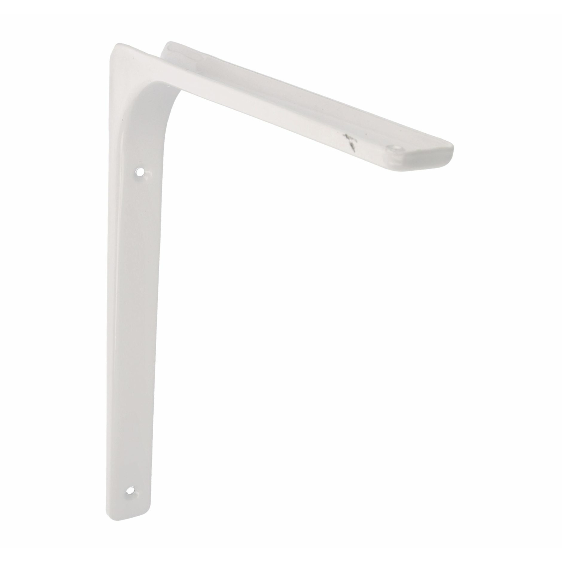 AMIG Plankdrager/planksteun van metaal - gelakt wit - H300 x B400 mm -