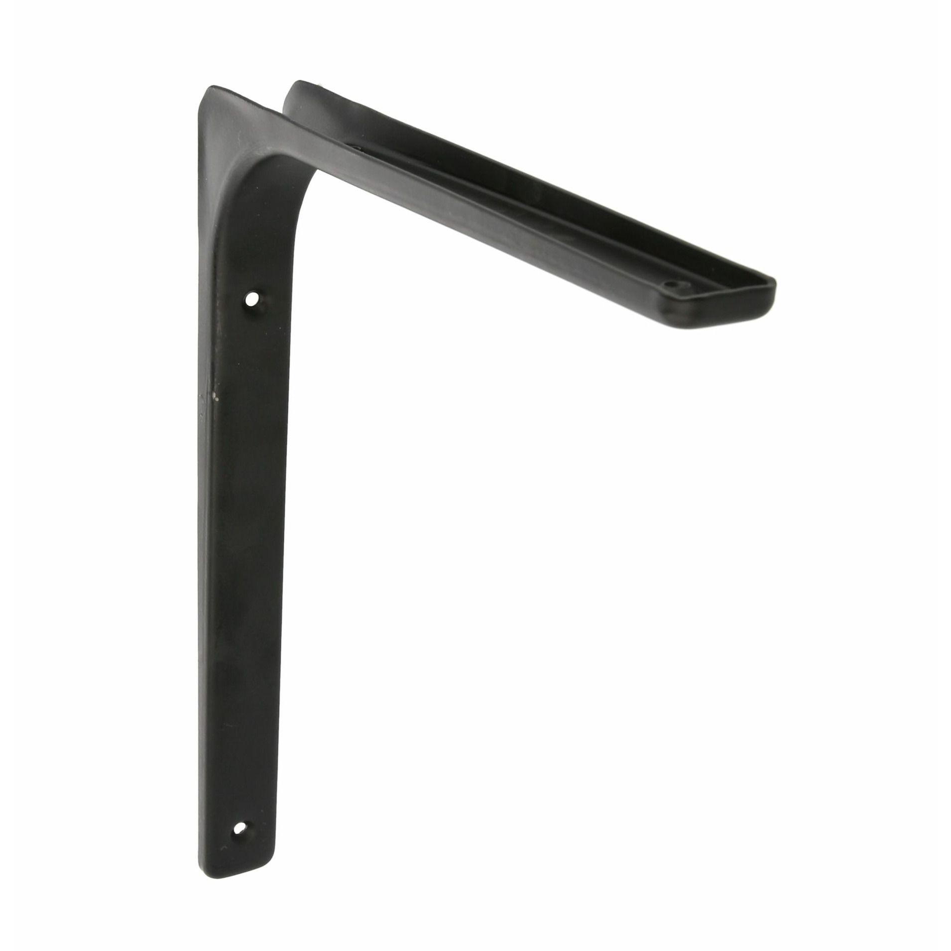 AMIG Plankdrager/planksteun van metaal - gelakt zwart - H300 x B400 mm -