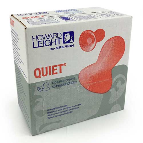 Howard Leight by Honeywell Howard Leight Quiet oordoppen - 50 paar | Werk oordoppen  28 dB Met inbrengstaafje.