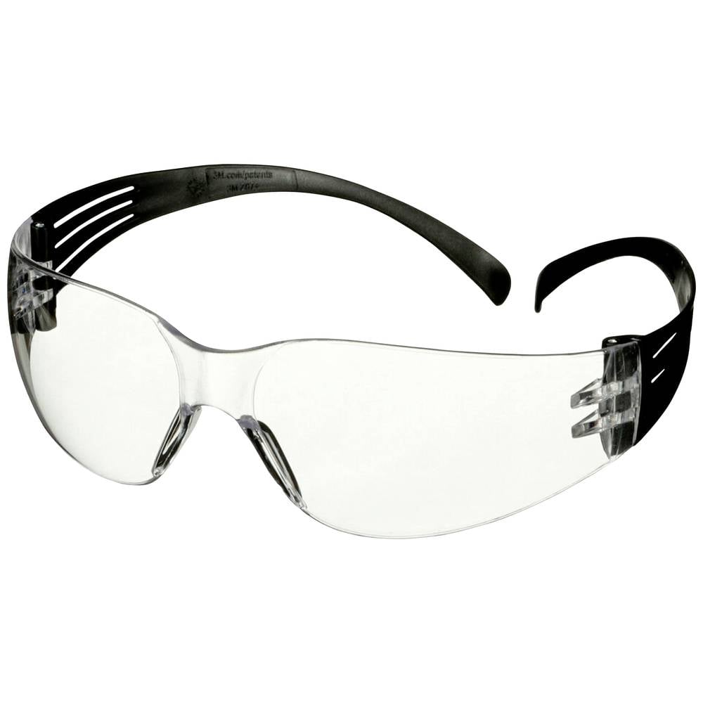 3M SF101AF-BLK Schutzbrille mit Antibeschlag-Schutz, mit Antikratz-Schutz Schwarz
