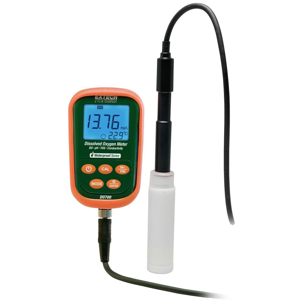 Extech DO700 Zuurstofmeter Zuurstof, Geleidingsvermogen, TDS, pH-waarde