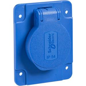 Schneider Electric PKN61B Stopcontact (inbouw) IP54, IK08 Blauw