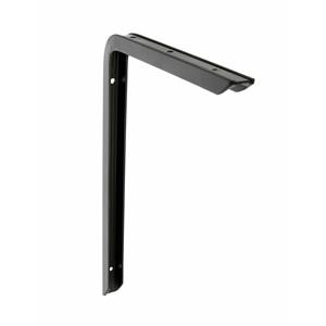 AMIG Plankdrager/planksteun - aluminium - gelakt zwart - H250 x B150 mm - max gewicht 50 kg -