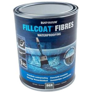 Rust-Oleum Fillcoat Vezels Donkergrijs 1 Liter (ca 1 M2)