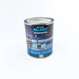 Rust-Oleum Fillcoat Lichtgrijs (zonder Vezels) 5 Liter (ca 5 M2)