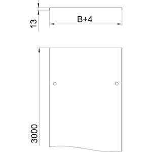 OBO Bettermann 6052096 Afdekking per meter