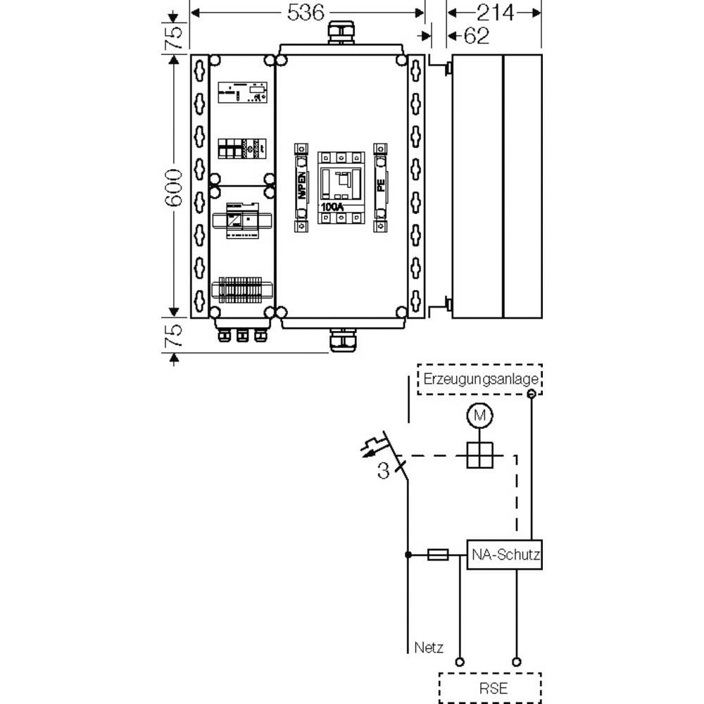 Hensel 20001497 PV-isolatiemodule 3-polig 1 stuk(s)