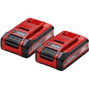 Einhell Akku 18V 4Ah PXC Plus Twinpack Akkupacks (18,0 V), universell verwendbar für alle Power X-Change Geräte, ohne Ladegerät