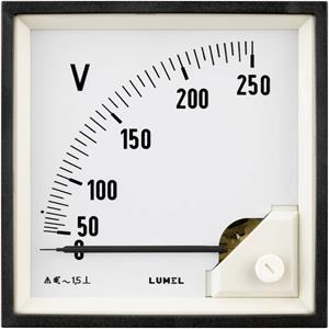 Lumel EA19 500V EA19 500V Inbouwmeetinstrument 96 x 96 mm 500 V/AC Weekijzer