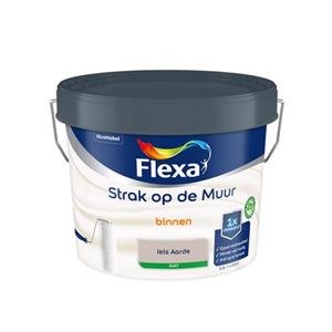 Flexa  Strak Op De Muur Binnen Mat - Iets Aarde - Meng - 2,5 L