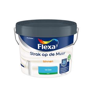 Flexa  Strak Op De Muur Binnen Mat - Vol Zee - Meng - 2,5 L