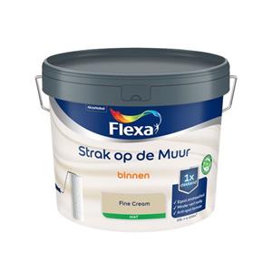 Flexa  Strak Op De Muur Binnen Mat - Fine Cream - 10 L