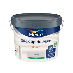 Flexa  Strak Op De Muur Binnen Mat - Lichtgrijs - Strak & Easycare - 10 L