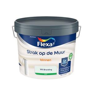 Flexa  Strak Op De Muur Binnen Mat - Wit Branding - Meng - 10 L