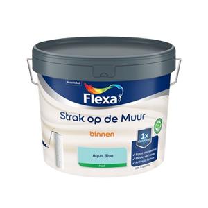 Flexa  Strak Op De Muur Binnen Mat - Aqua Blue - 10 L