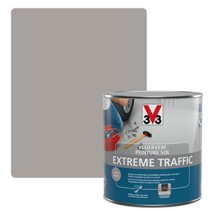 V33 Vloerfverf Binnen - Buiten Extreme Traffic Leem Zijdeglans 500ml