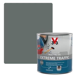 V33 Vloerfverf Binnen - Buiten Extreme Traffic Carbonaat Zijdeglans 500ml