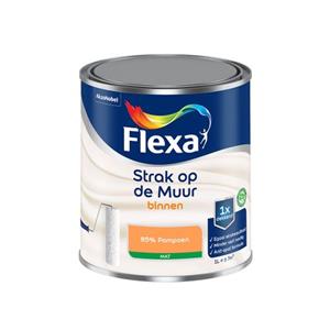 Flexa  Strak Op De Muur Binnen Mat - 85% Pompoen - Meng - 1 L