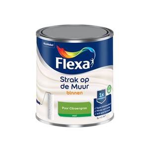 Flexa  Strak Op De Muur Binnen Mat - Puur Citroengras - Meng - 1 L