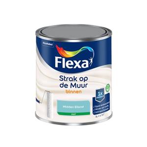 Flexa  Strak Op De Muur Binnen Mat - Midden Eiland - Meng - 1 L