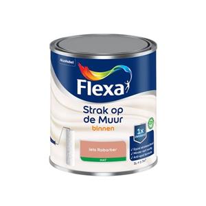 Flexa  Strak Op De Muur Binnen Mat - Iets Rabarber - Meng - 1 L