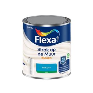 Flexa  Strak Op De Muur Binnen Mat - 85% Zee - Meng - 1 L