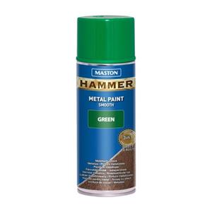 Maston Hammer - Metaalverf - Groen - Smooth - Spuitlak - 400 Ml