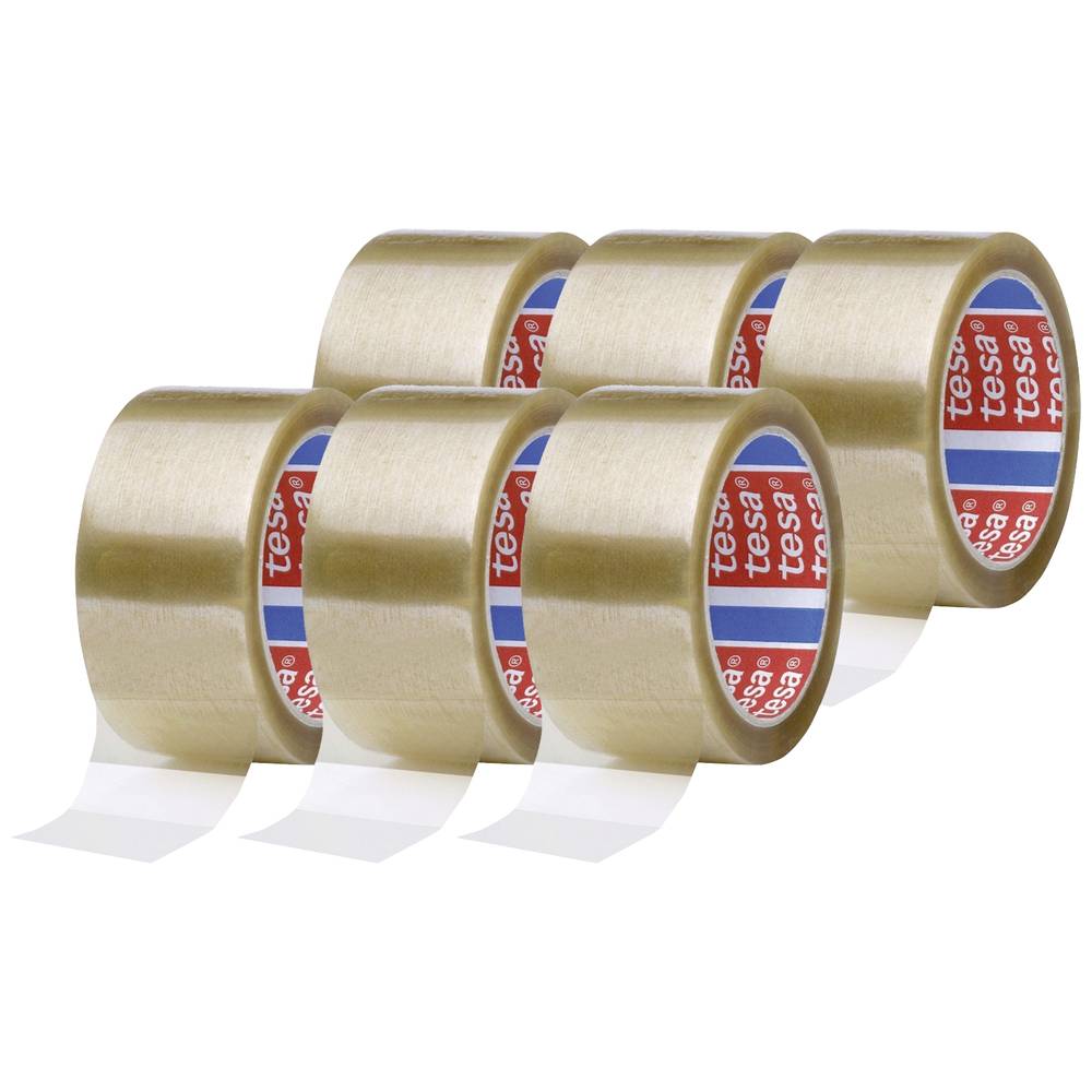 Tesa pack PP 4195 04195-00000-04 Pakband pack 4195 Transparant (l x b) 66 m x 50 mm 6 stuk(s)