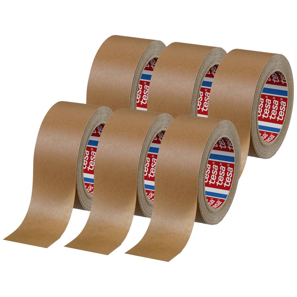 Tesa pack 4313 04313-00000-02 Pakband pack 4313 Bruin (l x b) 50 m x 50 mm 6 stuk(s)